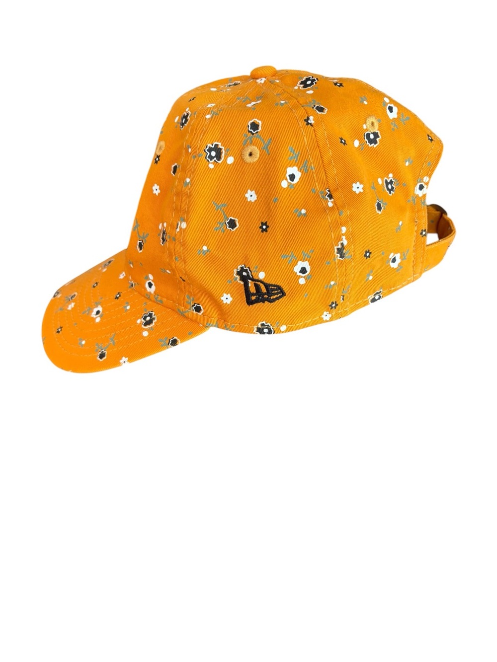 New Era Iowa Hawkeyes Floral Corduroy Adjustable Women’s Hat Yellow - Picture 4 of 9